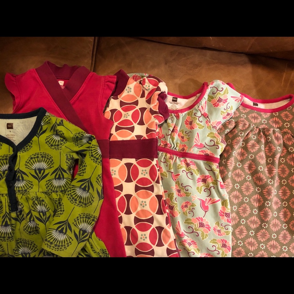 Lot of 3t girl Tea dresses (5)